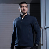 龙牙（Dragon Tooth）【张译同款】三代幻刃轻量抓绒外套男户外休闲运动机能开衫外套 深渊蓝 S 170/92A 119-140斤