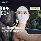 蕉下（beneunder）脸基尼女全脸防晒医美面罩防紫外线口罩高颜值骑行面罩护脸蓝烟灰