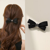 奇美拉（CHIMERA）后脑勺半扎发发夹小香风蝴蝶结弹簧夹发量少发饰女生日礼物