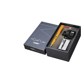 LAMY狩猎者系列钢笔签字笔墨水笔节日套装 教师节礼物 50周年墨水礼盒 限量芒果黄 EF0.5mm