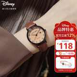 迪士尼（Disney）手表女款简约气质ins风带日历防水小棕表中学生女士手表MK-11633K