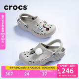 卡骆驰crocs洞洞鞋贝雅男鞋女鞋轻便耐磨一脚蹬拖鞋休闲鞋|10126 卵石色-2V3 45 (290mm)