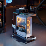 赛途移动主机架电脑主机托架多层托盘架子打印机台式机箱置物架