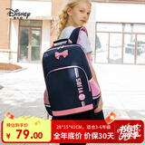 迪士尼（disney）书包小学生女孩1-4-6年级护脊大容量儿童双肩包减压男孩女生背包