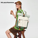Mr.ace Homme大学生户外休闲书包女原创高颜值小众双肩包轻便大容量电脑背包男