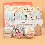 卓文后雪花膏国货繁华作老上海礼盒高铁同款伴手礼面霜保湿补水护手霜 【高铁同款】卓文后东方之韵冰沙雪花膏1套