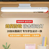 赤昶宿舍神器台灯学习专用学生小夜灯寝室下铺床上用磁铁吸附贴酷毙灯 type-c充电口/28cm触摸三色
