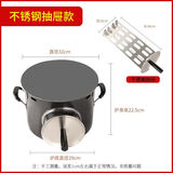 燃气灶烤烧饼炉打烧饼炉子煎烤一体炉肉夹馍炉鱿鱼火烧馍炉子 家用烧饼炉不锈钢抽屉款