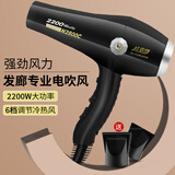 超霸（CHAOBA） CB-N2800C电吹风 理发店2200W大功率吹风机 发廊专用冷热风 黑色