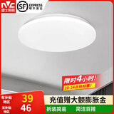 雷士（NVC） LED吸顶灯厨房阳台走廊过道灯玄关入户灯车库地下室照明灯饰灯具 12瓦 单色白光 阳台灯