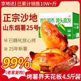 京地达河北正宗烟薯25号地瓜净重4.5斤单果100g+彩箱糖心源头直发包邮