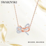 施华洛世奇 双色蝴蝶结造型女士项链送女朋友生日礼物女5440636