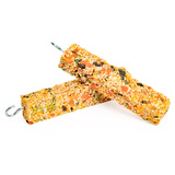 喜帅鹦鹉果蔬磨牙零食棒 啃咬玩具训练用鸟粮虎皮玄凤零食奖励用2根装