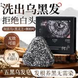ORGINESE何首乌洗发皂五黑中药手工香皂黑灵芝白头转养黑发侧柏叶洗发膏