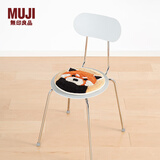 无印良品（MUJI）  使用了木棉的 动物坐垫 椅垫 座垫 小熊猫4A 直径34cm