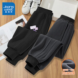 真维斯女童加绒裤子秋冬2026新款儿童运动裤保暖长裤洋气中大童冬装卫裤