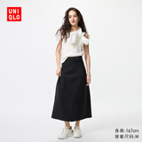优衣库女装罗纹针织喇叭裙478325 09 黑色 S /155/64A