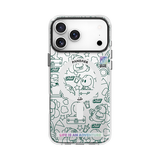 魅族（meizu）PANDAER 旷野 妙磁抗菌手机壳 适用iPhone 17 Pro Max 电子绿洲 大孔设计 IML印刷 全包 磁吸 防摔