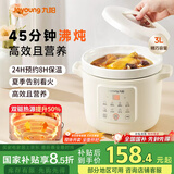 九阳（Joyoung）电炖锅电砂锅电炖盅炖汤盅煲汤锅多功能锅高温瓷燕窝炖盅煮粥神器熬粥专用锅3L大容量DG30K-GD316