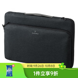 SANWA SUPPLY 苹果电脑包手提 macbookpro内胆包 笔记本包 毛绒内胆专利护角 黑色 13.3英寸【适配新Mac Pro14】