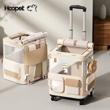 华元宠具猫包外出便携双肩书包猫咪狗狗背包小型犬大容量轻便款宠物拉杆箱