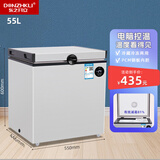 东之开立小冰柜 家用小型迷你冷柜冷藏冰箱母乳柜保鲜冷冻柜储奶节能家用冰柜 BD/BC-55S108L电脑减霜款 55L