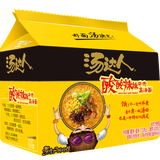 统一清真版汤达人 酸酸辣辣牛肉拉面 130g*5袋 五连包 方便面速食泡面