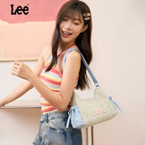 Lee  云吞包女包手提单肩托特包包大容量通勤约会开学季礼物 米青色