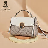 金狐狸（FOXER）女士包包女包大容量单肩斜挎包手提妈妈包轻奢女生女友生日礼物