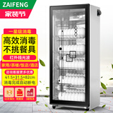 在丰消毒柜家用迷你小型双门消毒碗柜厨房保洁柜碗筷茶杯消毒柜立式 一星级 188L 型单钢-5层+红外线