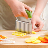 家の物语日本狼牙土豆波浪刀具波纹刀不锈钢切菜神器多功能切薯片花刀