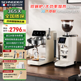 SCHNEIDER极光咖啡机双锅炉冷热萃取大功率全半自动家用商用20Bar高压蒸汽打奶泡58MM节日礼物 【配商用磨豆机】双泵双加热+冷萃+58MM商用手柄