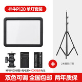 神牛（Godox） p120c摄影灯led补光灯便携单反相机摄像打光灯影视拍照婚庆常亮灯光 P120C+2米灯架【送4000毫安电池】