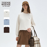 Teenie Weenie小熊女装卫衣2025秋冬新款宽松舒适休闲日常圆领上衣