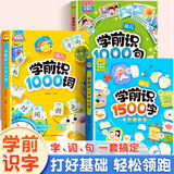 斗半匠学前识1500字1000词1000句幼小衔接学前趣味识字大王语文词语积累语言启蒙早教书（3册）