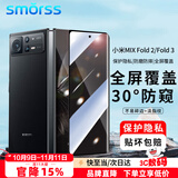 Smorss 适用小米MIX Fold2/3钢化膜防窥外屏Xiaomi MIX Fold3手机膜副屏保护贴膜曲面屏高清防摔淡指纹