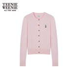 Teenie Weenie小熊女装毛针织衫2025秋季新款柔软舒适气质优雅开衫