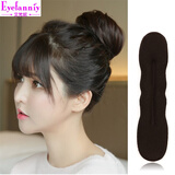 艾梵妮 韩版海绵半丸子头盘发器美发用品工具盘发棒 造型花苞头盘发神器 丸子头加强型大号