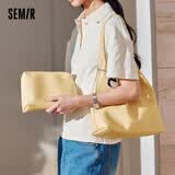 森马（Semir）托特袋女单肩包手提包通勤旅行子母包生日礼物105324153006