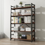 密林书架置物架落地多层收纳架客厅书柜家用货架放书简易储物架5层100