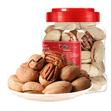 老街口奶香味碧根果500g奶油味手剥长寿果干果坚果仁休闲零食新年货炒货 奶香味500g罐装