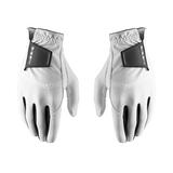 迪卡侬高尔夫手套女士炎热天气高尔夫双手手套 白色/黑色-2838326