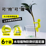芷郁水培植物生长伴侣水培器皿扶正扶枝桌面装饰固定造型防倒伏叶 6个