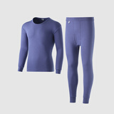 海之宁秋衣秋裤套装圆领纯棉加厚款保暖内衣男士全棉棉毛衫宽松衬衣衬裤