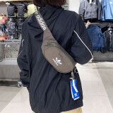 阿迪达斯（adidas）三叶草单肩包男包女包2025夏季新款运动包轻便休闲腰包斜挎包胸包 HD7168-B约36*12*5cm 以专柜实物为准