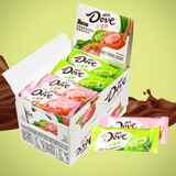 德芙（Dove）巧克力丝滑牛奶零食圣诞情人节生日礼物女生办公室休闲零食 【1盒】小清新盒装208g【多份联系客服】