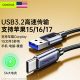 CangHua USB3.2 gen2数据线Type-C充电线USB-C车载CarPlay移动硬盘传输苹果iPhone17/16/15华为荣耀手机