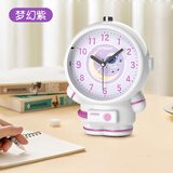 钟小白闹钟智能学生专用起床神器2025新款儿童男孩女孩宇航员音乐闹铃时间管理器一键贪睡床头钟开学礼物