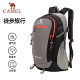 骆驼（CAMEL）户外双肩包大容量多功能防水专业徒步旅行登山包 A1W3AZ104A 灰色