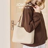 简·佰格菜篮包小众大容量通勤女包单肩斜挎水桶包生日礼物送老婆 小版